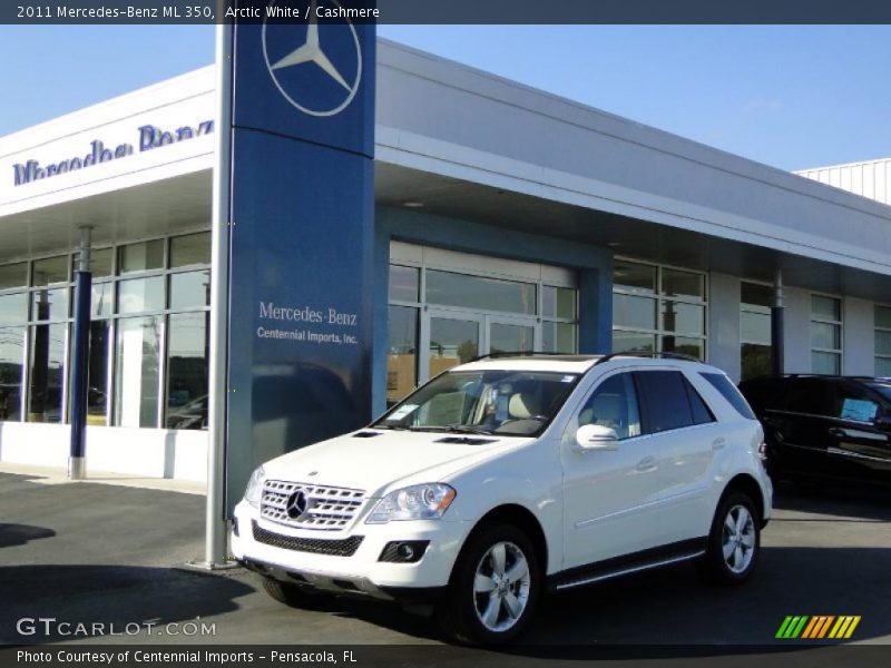 Arctic White / Cashmere 2011 Mercedes-Benz ML 350