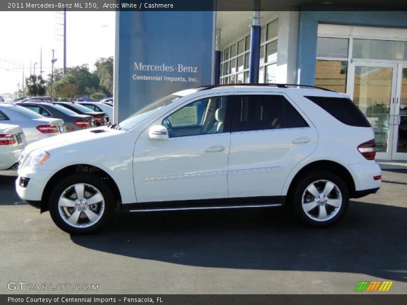 Arctic White / Cashmere 2011 Mercedes-Benz ML 350
