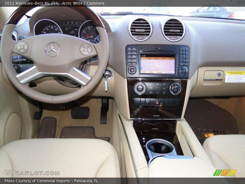Arctic White / Cashmere 2011 Mercedes-Benz ML 350