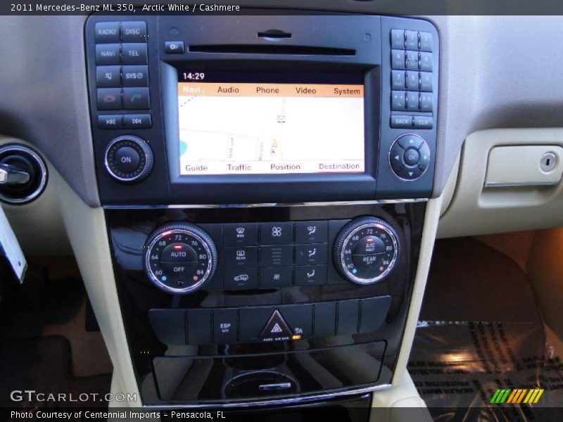 Arctic White / Cashmere 2011 Mercedes-Benz ML 350