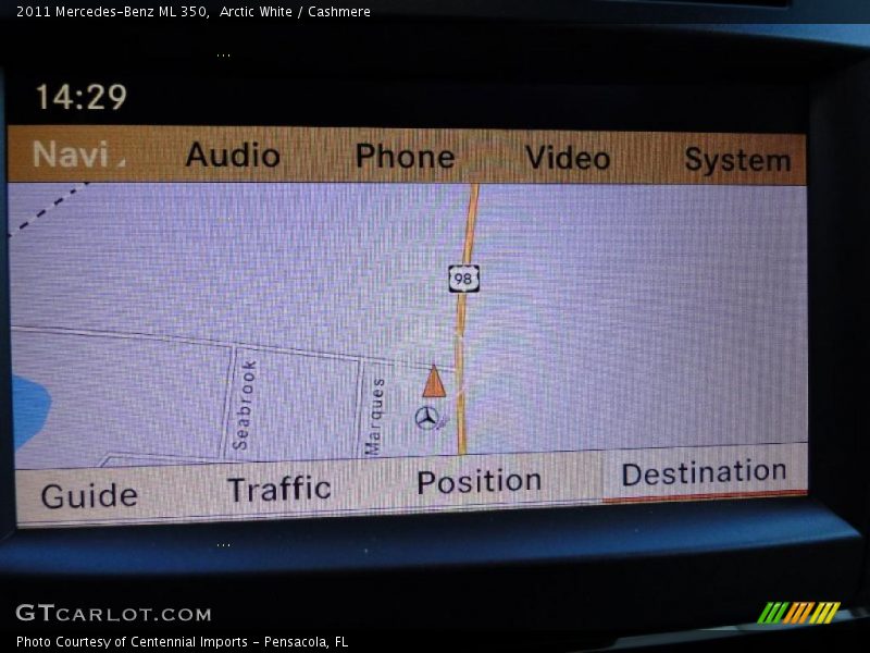 Arctic White / Cashmere 2011 Mercedes-Benz ML 350