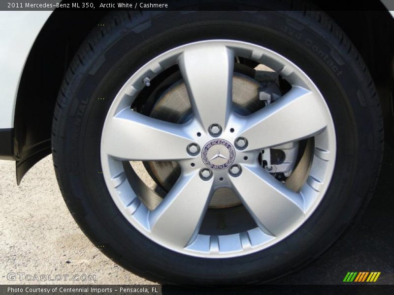 Arctic White / Cashmere 2011 Mercedes-Benz ML 350