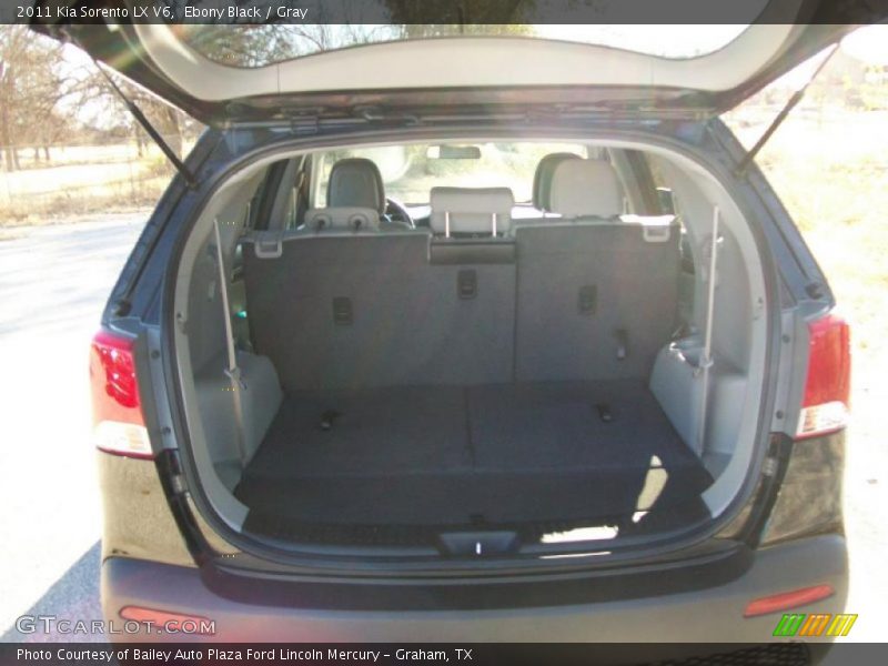Ebony Black / Gray 2011 Kia Sorento LX V6