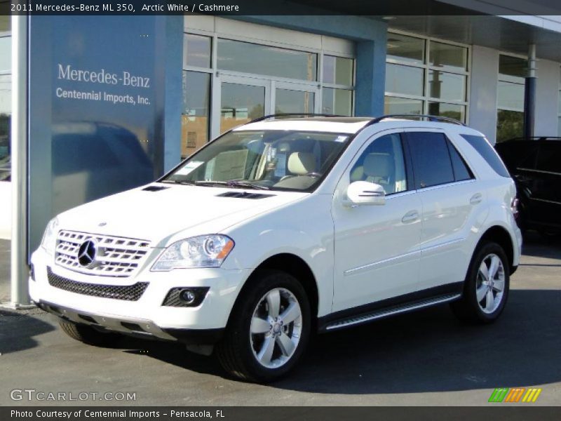 Arctic White / Cashmere 2011 Mercedes-Benz ML 350