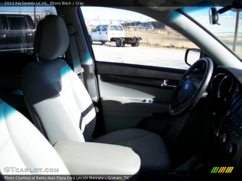 Ebony Black / Gray 2011 Kia Sorento LX V6
