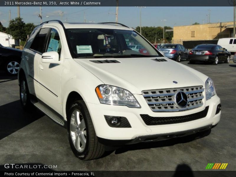 Arctic White / Cashmere 2011 Mercedes-Benz ML 350