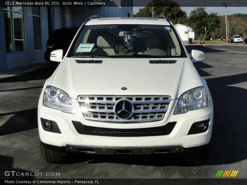 Arctic White / Cashmere 2011 Mercedes-Benz ML 350