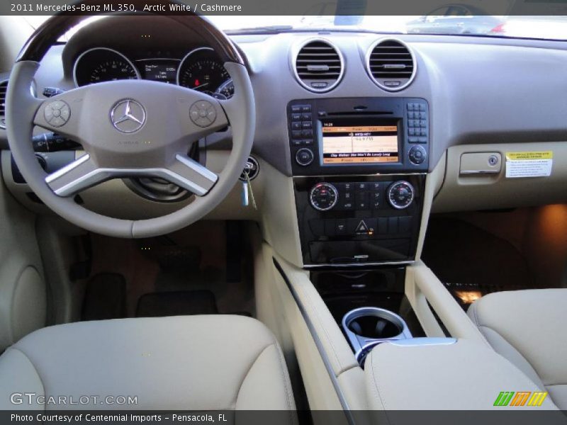 Arctic White / Cashmere 2011 Mercedes-Benz ML 350