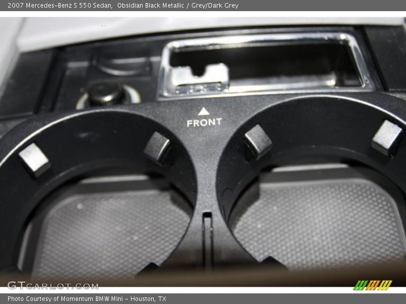 Obsidian Black Metallic / Grey/Dark Grey 2007 Mercedes-Benz S 550 Sedan