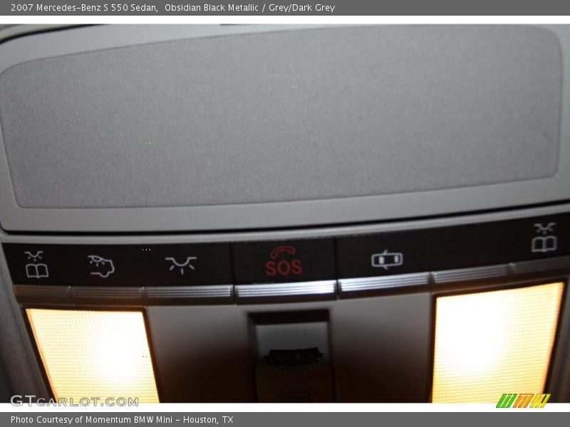Obsidian Black Metallic / Grey/Dark Grey 2007 Mercedes-Benz S 550 Sedan