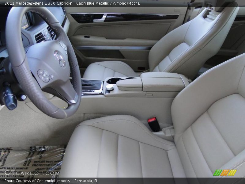 Capri Blue Metallic / Almond/Mocha 2011 Mercedes-Benz E 350 Cabriolet