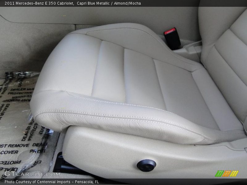 Capri Blue Metallic / Almond/Mocha 2011 Mercedes-Benz E 350 Cabriolet