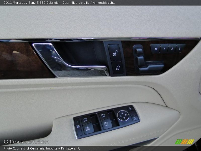 Capri Blue Metallic / Almond/Mocha 2011 Mercedes-Benz E 350 Cabriolet