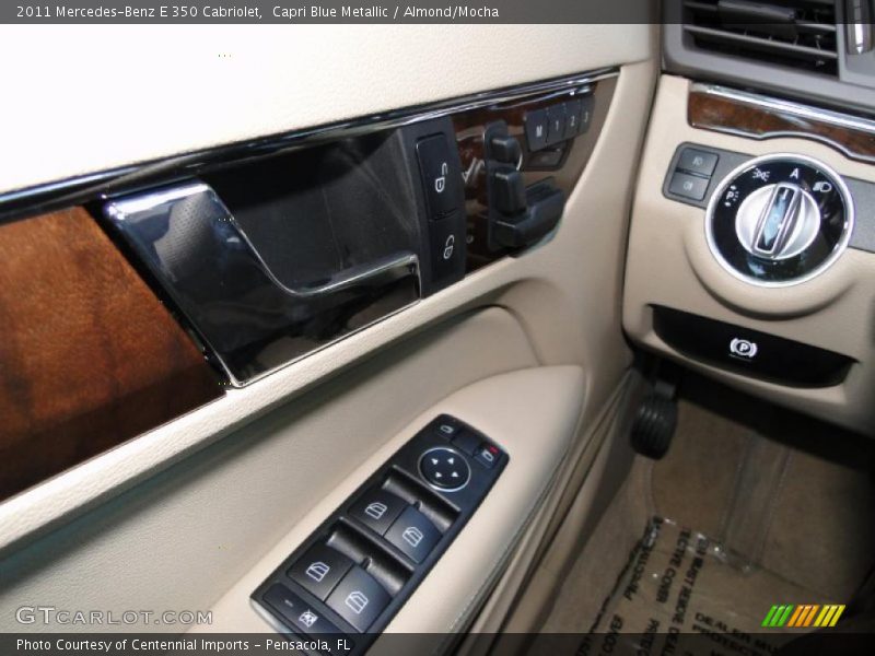 Capri Blue Metallic / Almond/Mocha 2011 Mercedes-Benz E 350 Cabriolet