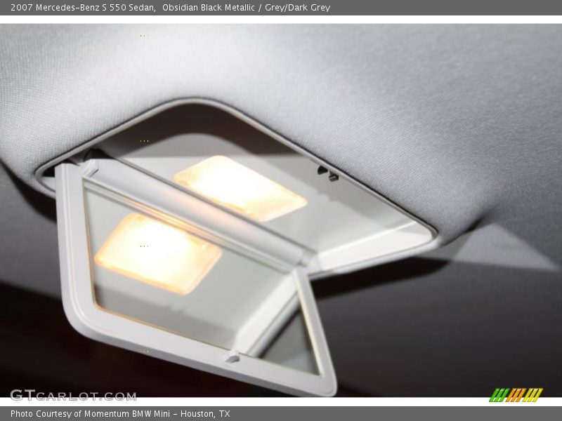 Obsidian Black Metallic / Grey/Dark Grey 2007 Mercedes-Benz S 550 Sedan