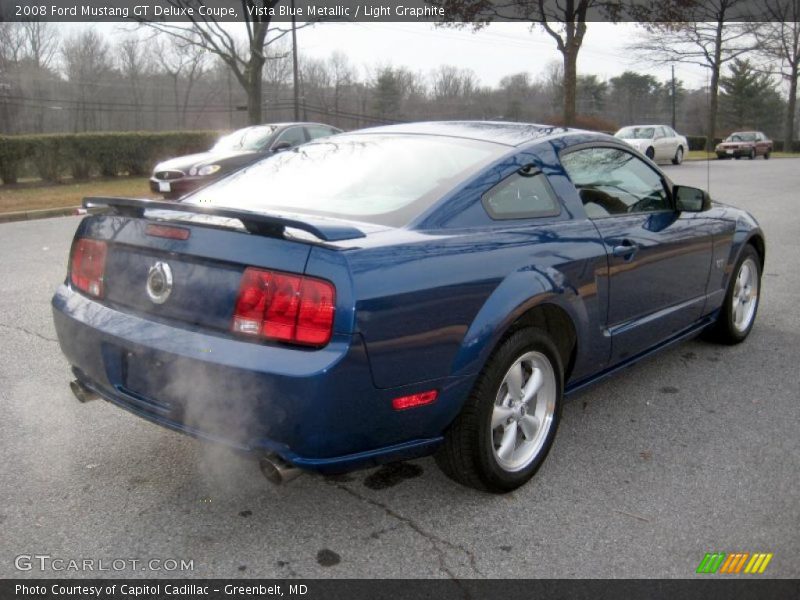 Vista Blue Metallic / Light Graphite 2008 Ford Mustang GT Deluxe Coupe
