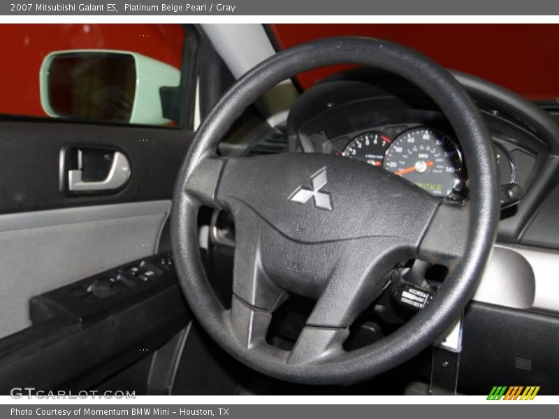 Platinum Beige Pearl / Gray 2007 Mitsubishi Galant ES