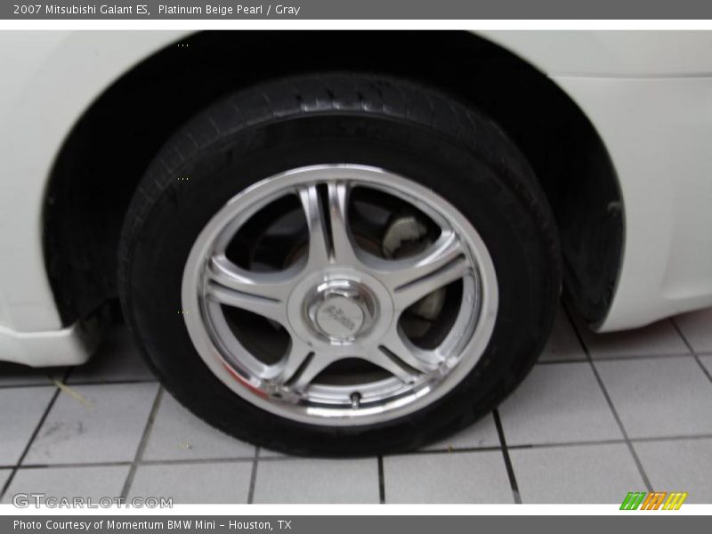 Platinum Beige Pearl / Gray 2007 Mitsubishi Galant ES