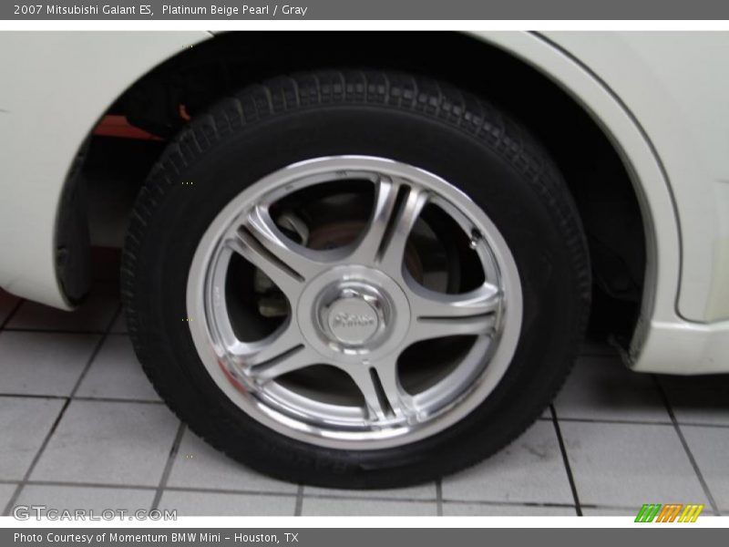 Platinum Beige Pearl / Gray 2007 Mitsubishi Galant ES