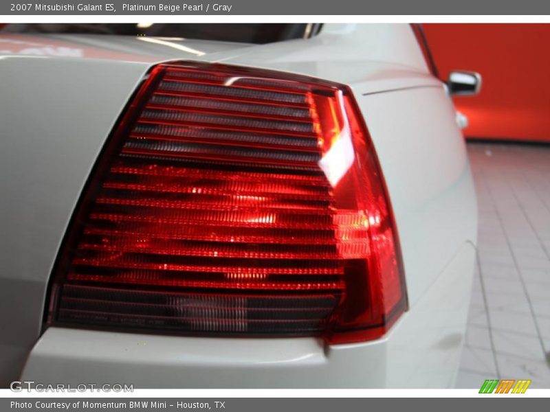 Platinum Beige Pearl / Gray 2007 Mitsubishi Galant ES