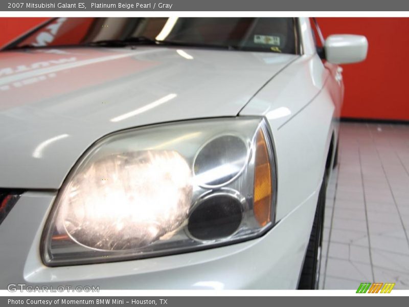 Platinum Beige Pearl / Gray 2007 Mitsubishi Galant ES
