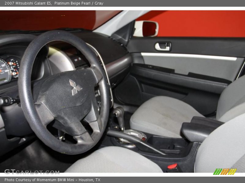 Platinum Beige Pearl / Gray 2007 Mitsubishi Galant ES