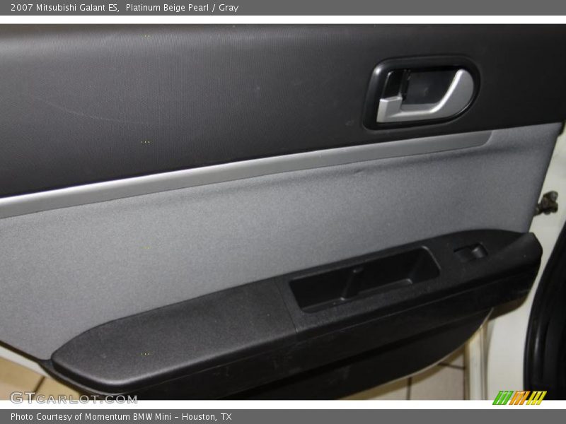 Platinum Beige Pearl / Gray 2007 Mitsubishi Galant ES