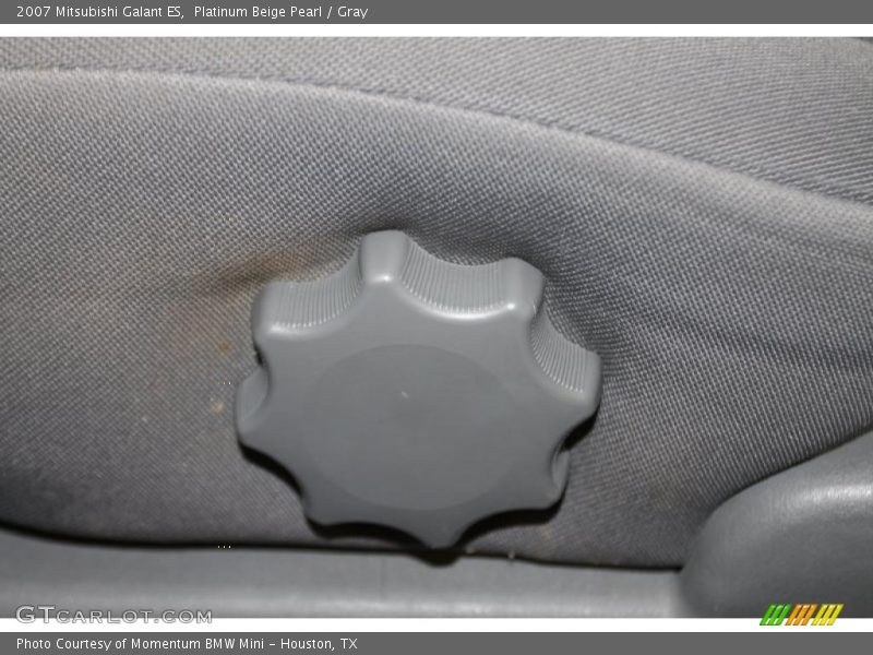 Platinum Beige Pearl / Gray 2007 Mitsubishi Galant ES