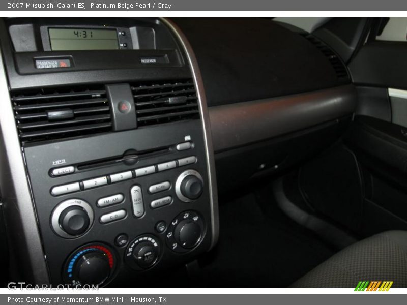 Platinum Beige Pearl / Gray 2007 Mitsubishi Galant ES
