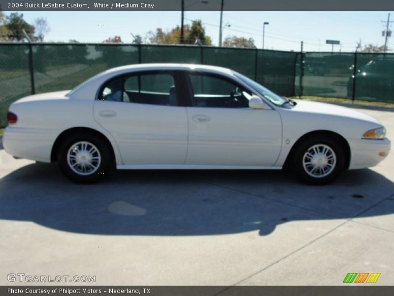 White / Medium Gray 2004 Buick LeSabre Custom