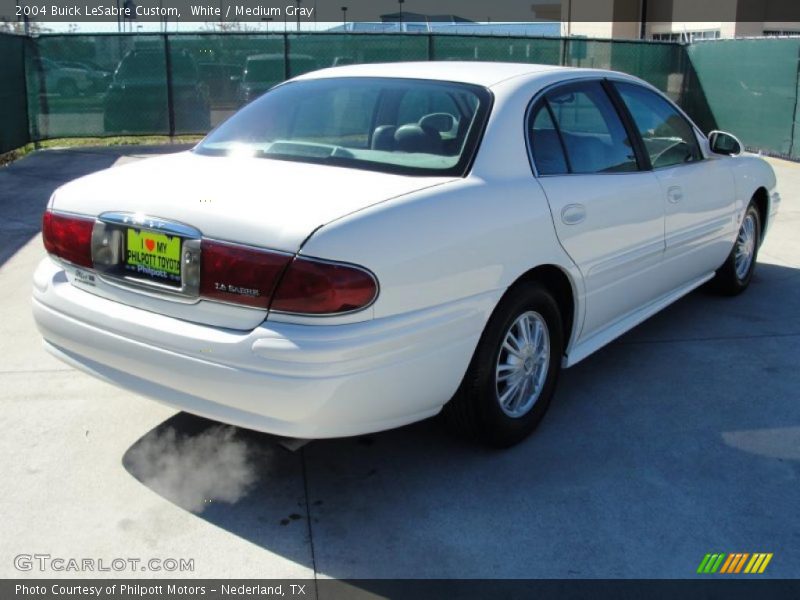 White / Medium Gray 2004 Buick LeSabre Custom