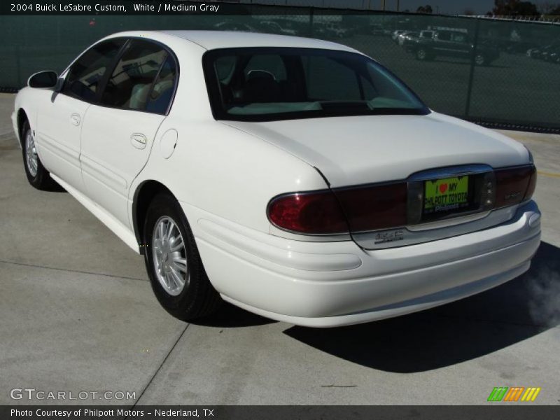 White / Medium Gray 2004 Buick LeSabre Custom