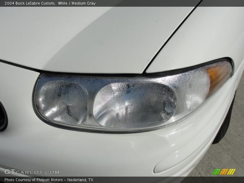 White / Medium Gray 2004 Buick LeSabre Custom