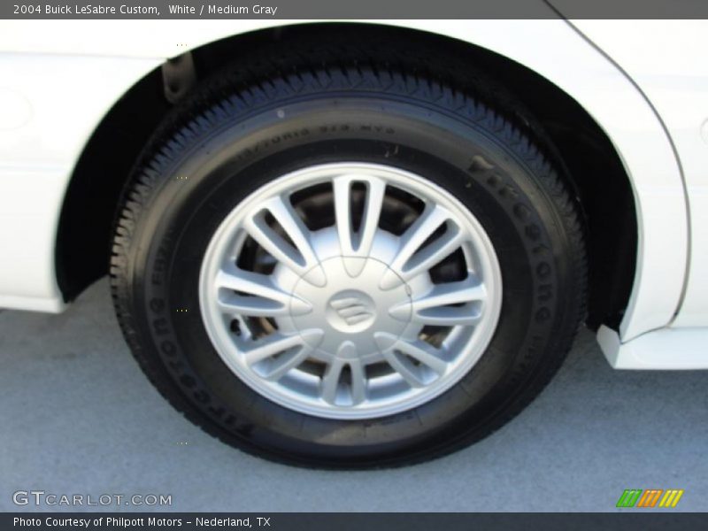 White / Medium Gray 2004 Buick LeSabre Custom