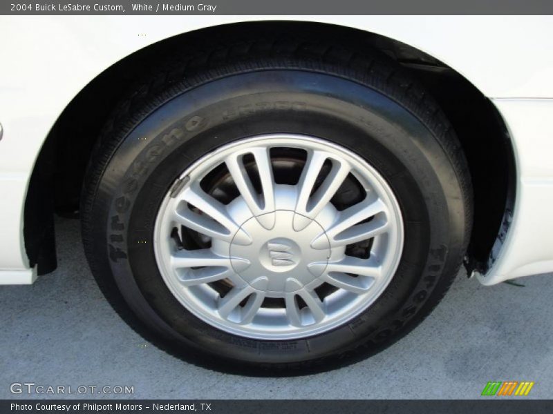 White / Medium Gray 2004 Buick LeSabre Custom