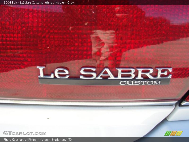 White / Medium Gray 2004 Buick LeSabre Custom