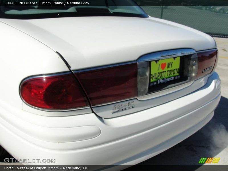 White / Medium Gray 2004 Buick LeSabre Custom