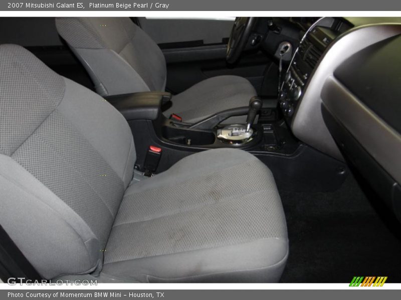 Platinum Beige Pearl / Gray 2007 Mitsubishi Galant ES