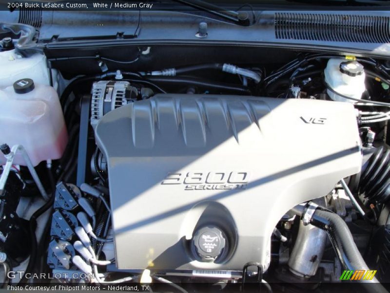 White / Medium Gray 2004 Buick LeSabre Custom