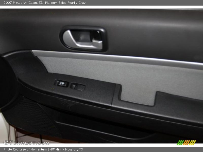 Platinum Beige Pearl / Gray 2007 Mitsubishi Galant ES