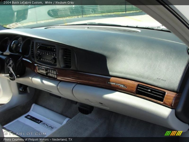 White / Medium Gray 2004 Buick LeSabre Custom