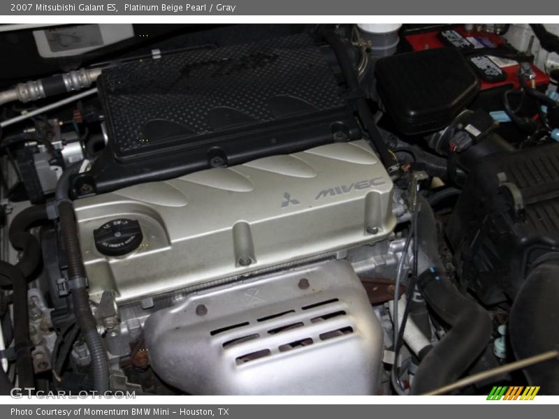 Platinum Beige Pearl / Gray 2007 Mitsubishi Galant ES