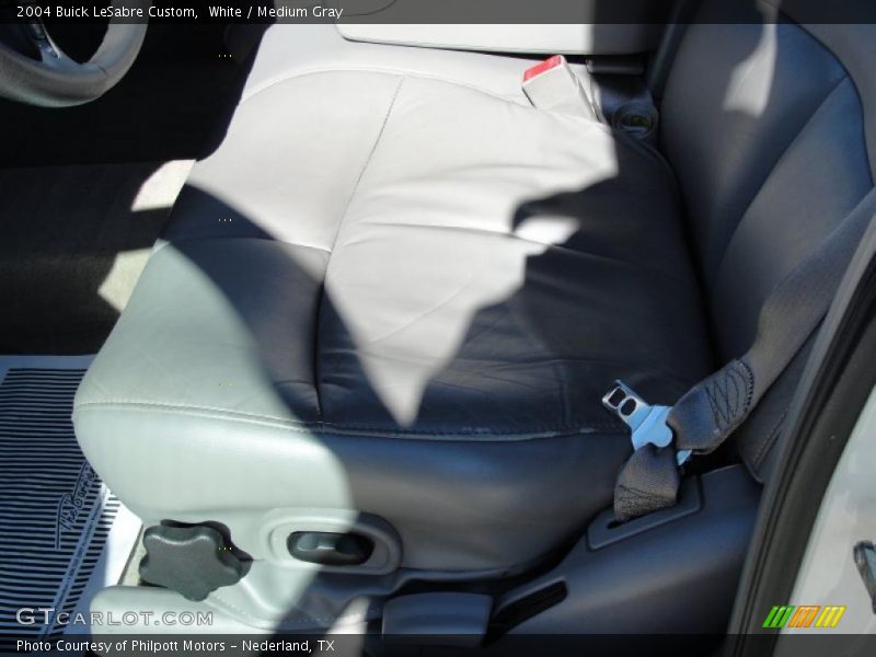 White / Medium Gray 2004 Buick LeSabre Custom