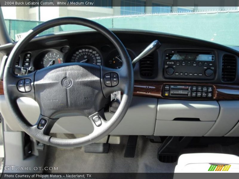 White / Medium Gray 2004 Buick LeSabre Custom