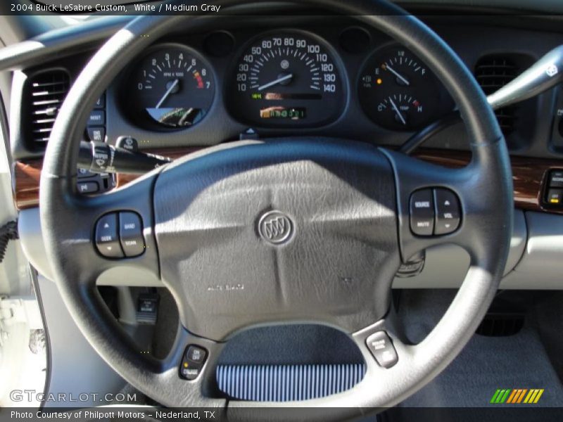 White / Medium Gray 2004 Buick LeSabre Custom