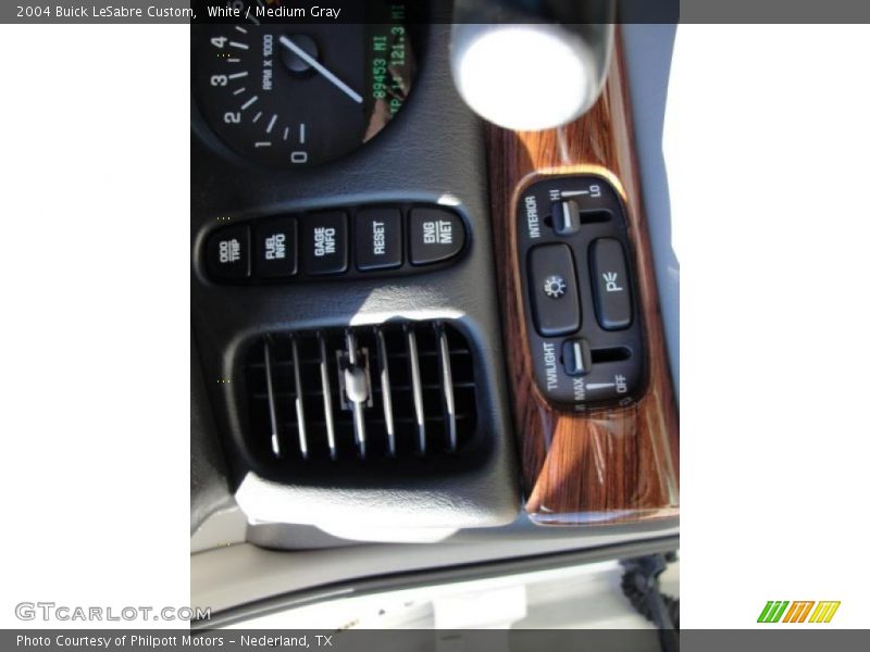 White / Medium Gray 2004 Buick LeSabre Custom