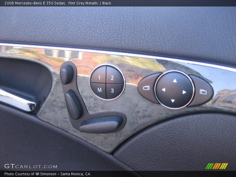 Flint Grey Metallic / Black 2008 Mercedes-Benz E 350 Sedan