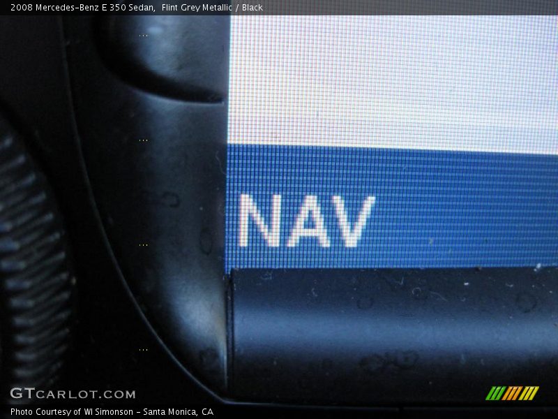 Flint Grey Metallic / Black 2008 Mercedes-Benz E 350 Sedan