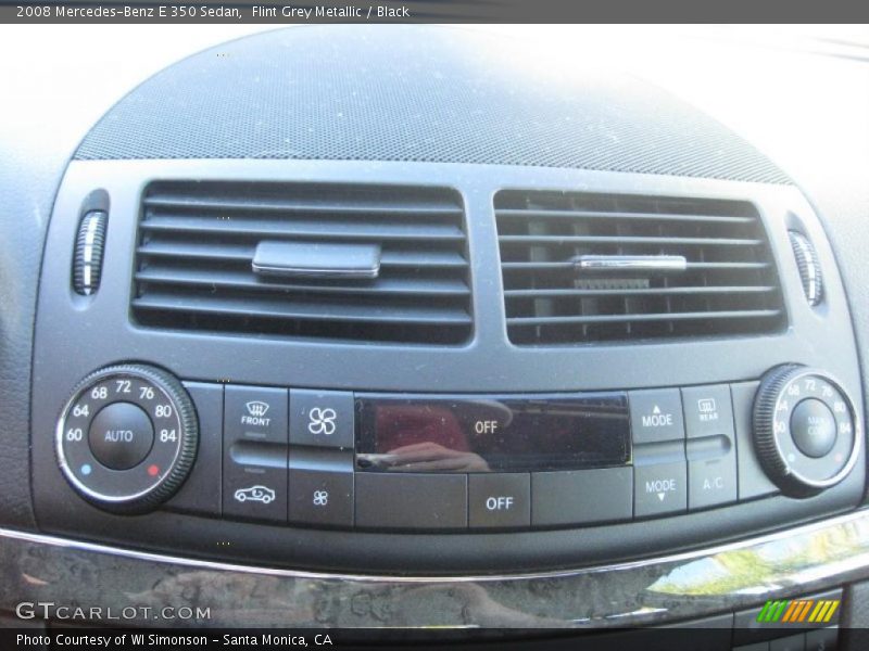 Flint Grey Metallic / Black 2008 Mercedes-Benz E 350 Sedan