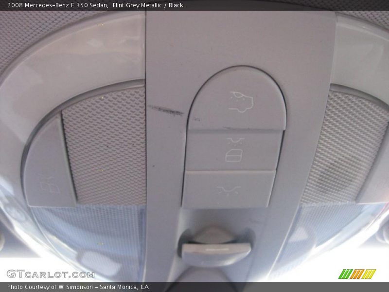 Flint Grey Metallic / Black 2008 Mercedes-Benz E 350 Sedan